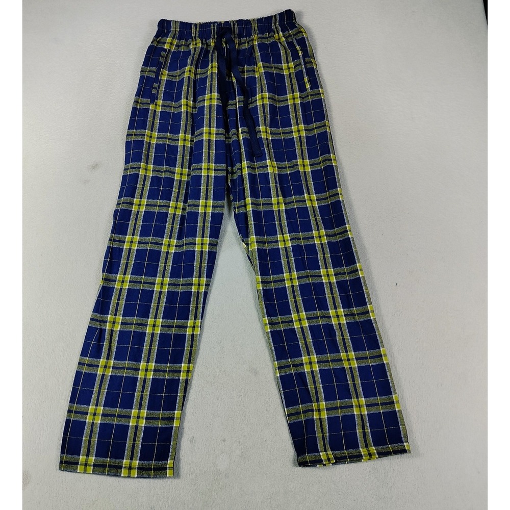 Boxercraft Haley Flannel Pajama Lounge Pants Womens Navy Plaid NWT Drawstring